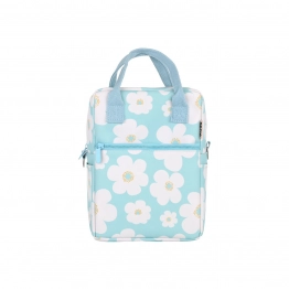 Τσάντα Φαγητού Ισοθερμική PVC Leather Blue Daisy 7lt-20x14x27εκ. Save The Aegean Estia 01-41878