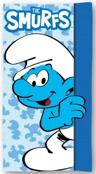 Πετσέτα Θαλάσσης Παιδική Quick Dry Microfiber 70x140εκ. Peyo Smurfs 026 Sky Blue Dimcol