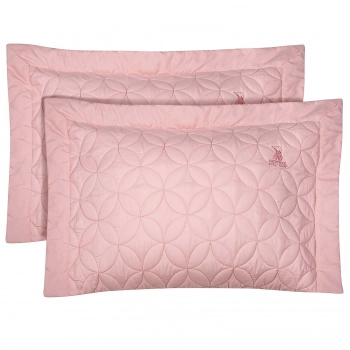 Ζεύγος Μαξιλαροθήκες Microfiber 50x70+8εκ. Classic 2359 Nude Greenwich Polo Club