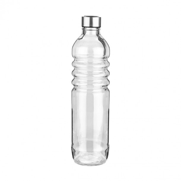 Μπουκάλι Γυάλινο-Μεταλλικό Διάφανο Estia 1250ml-8,7x33,2εκ. 01-21900