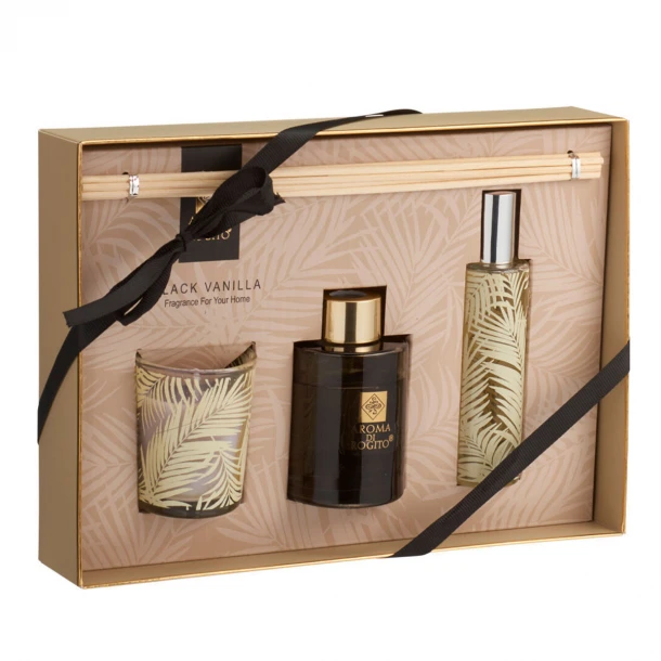 Σετ Αρωματικών Χώρου Black Vanilla MRShome 0016001