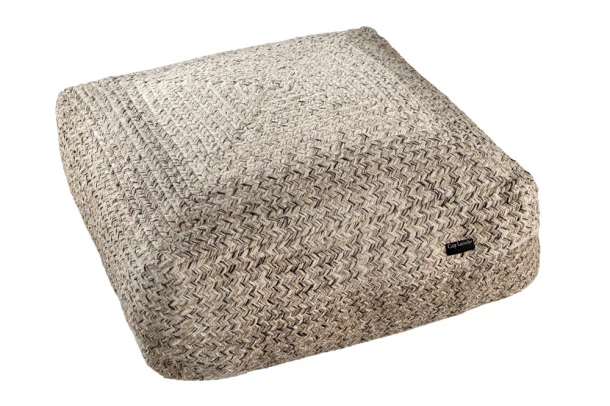 Πούφ Βαμβακερό 50x50x25εκ. Boho Shades Wenge Guy Laroche