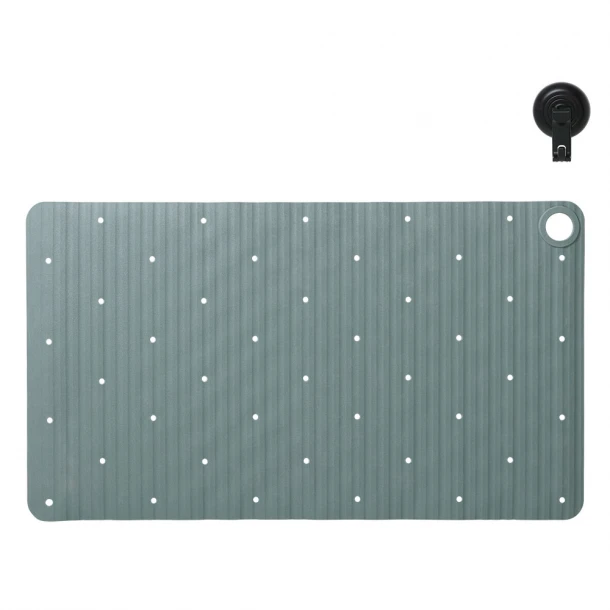 Ταπέτο Αντιολισθητικό Μπανιέρας Καουτσούκ 40x70εκ. Ribb Green Sealskin 800625