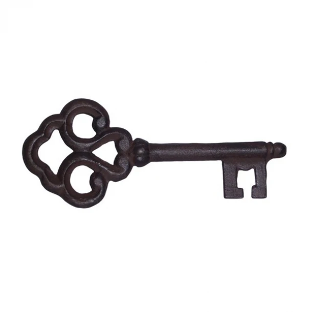 Κλειδί Διακοσμητικό Μαντεμένιο Καφέ 24,5x2,5x10εκ. ESTHETI 819-00736