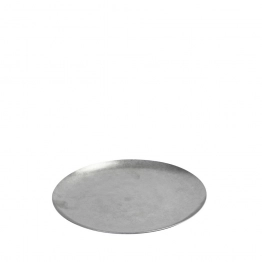 Πιάτο Ρηχό Ανοξείδωτο 18/10 Ασημί Snow ESPIEL 15x15x1εκ. FEV111