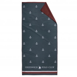 Πετσέτα Θαλάσσης Microfiber 80x170εκ. Essential 5224 Blue Greenwich Polo Club