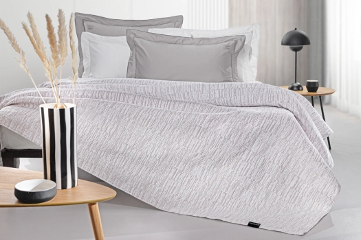 Κουβέρτα Polycotton King 260x250εκ. Diana Smoke Guy Laroche