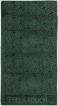 Πετσέτα Θαλάσσης Polyester-Poliammide 90x170εκ. Feel & Touch Icon Verde
