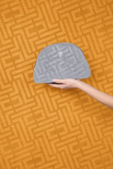 Νεσεσέρ Polyester/Polyamide 26x17εκ. Icon Titanium Feel and Touch