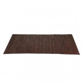Πατάκι Μπάνιου Bamboo 50x80εκ. Dark Brown MRShome 0044003