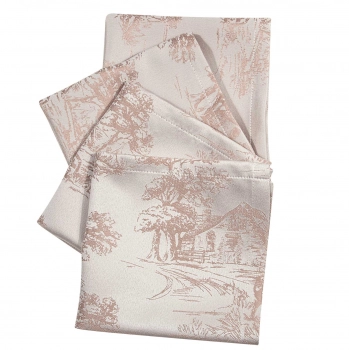 Σετ 4τμχ Πετσέτες Κουζίνας Polyester 40x40εκ. Essential 3016 Beige Greenwich Polo Club