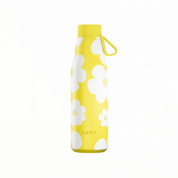 Θερμός-Μπουκάλι Ανοξείδωτο Yellow Daisy Flow Save The Aegean Estia 500ml 01-42196