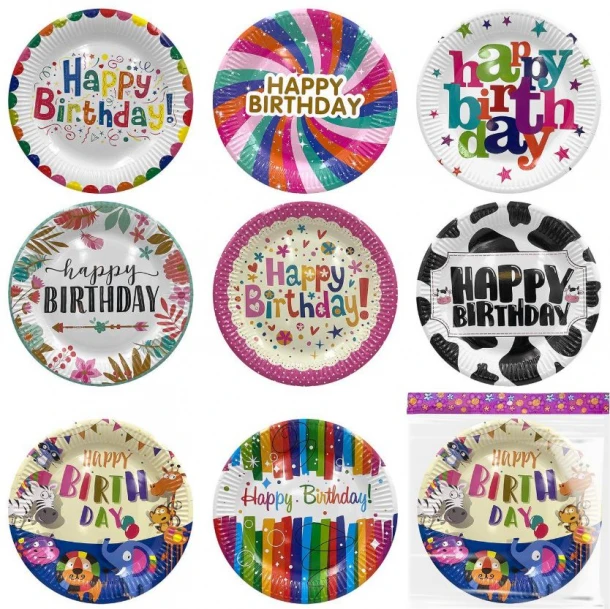 Σετ 10τμχ Πιάτα Πάρτυ Χάρτινα 23εκ. Homie 17-1