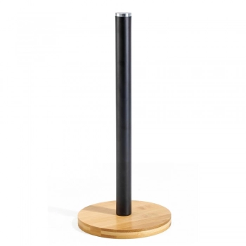 Βάση Ρολό Χαρτιού Κουζίνας Bamboo Μαύρο 15x34εκ. Oriana Ferelli CLG383115BK