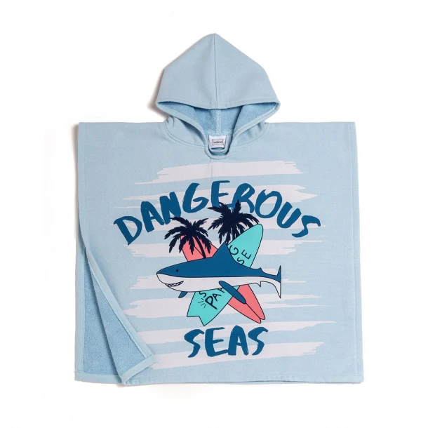 Πόντσο Βαμβακερό Dangerous Light Blue Melinen 20000981