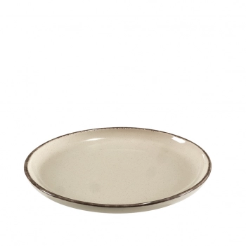 Πιατέλα Σερβιρίσματος Stoneware Tuscany Cream ESPIEL 32x2,8εκ. ATA154K6