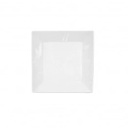 Πιάτο Γλυκού Τετράγωνο Πορσελάνης Λευκό Art Et Lumiere 17x17εκ. 06901