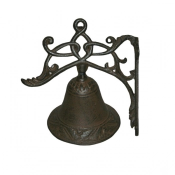 Καμπανάκι Πόρτας Μαντεμένιο Καφέ 17x11x17εκ. ESTHETI 819-00724