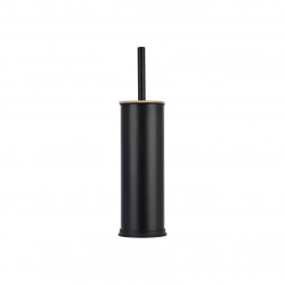 Πιγκάλ Τουαλέτας Μεταλλικό-Bamboo Μαύρο 9,5x38εκ. Essentials Estia 02-12762
