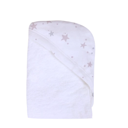 Κάπα Bamboo 75x75εκ. Stars Pink Minene 19302002260OS