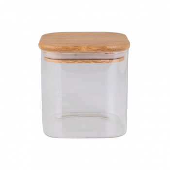 Δοχείο Αποθήκευσης Γυάλινο-Bamboo Essentials Estia 550ml 01-12922