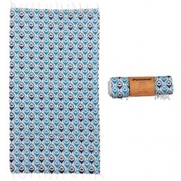 Πετσέτα Θαλάσσης Βαμβακερή Pestemal 90x180εκ. Με Ματάκια Summer Tiempo 42-3174