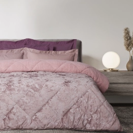 Κουβερτοπάπλωμα Velvet-Sherpa Μονό 160x220εκ. Blankets 1377 Nude Das Home
