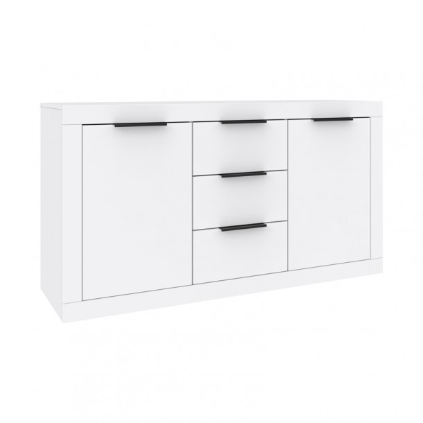 Μπουφές Doha pakoworld σε λευκή απόχρωση 150x45x80.5εκ