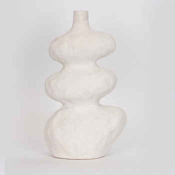 Βάζο Κεραμικό Λευκό 20x14x33,5εκ. ESTHETI 752-20299