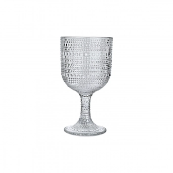 Ποτήρι Γυάλινο Κρασιού-Νερού 375ml Dots Estia 07-35785