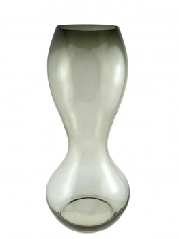Βάζο Χειροποίητο Φυσητό Γυαλί Γκρι 23x30εκ. Zen Collection 25.43.52118