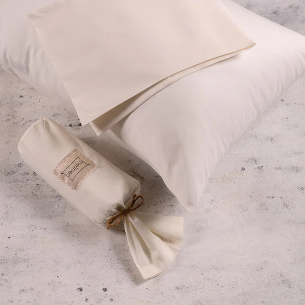 Παπλωματοθήκη Βαμβακερή Μονή 160x245εκ. Μονόχρωμη Ecrou Urban Line Melinen 20003153