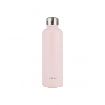 Θερμός-Μπουκάλι Ανοξείδωτο Flask Homely Rose Quartz 500ml-7x7x23εκ. Estia 01-32609