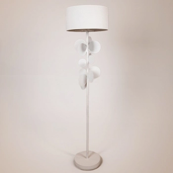 Φωτιστικό Επιδαπέδιο Μεταλλικό Λευκό 40x151εκ. ESTHETI 814-80003