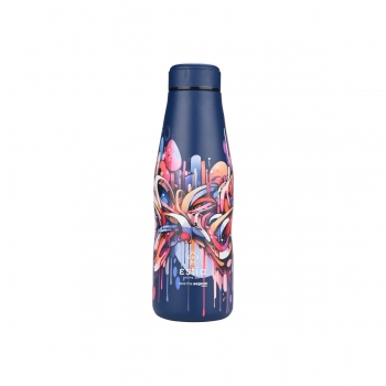 Θερμός-Μπουκάλι Ανοξείδωτο Flask Vibrant Vortex Save The Aegean Estia 500ml-7x7x22,3εκ. 01-22075