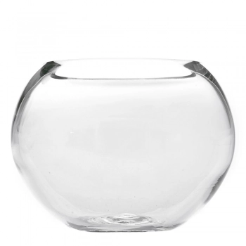 Βάζο Γυάλινο Οβάλ Διάφανο 28x10x26εκ. iliadis 89253