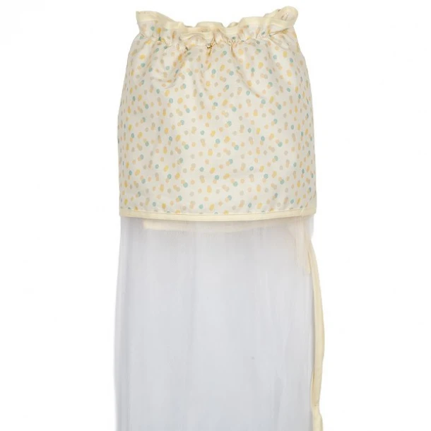 Κουνουπιέρα Κρεβατιού Nylon-Βαμβακερή 180x540εκ. Family Ecrou 80263