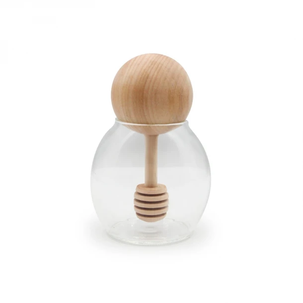 Γυάλινο Δοχείο για Μέλι 300ml Light Wood Melii MEL28200