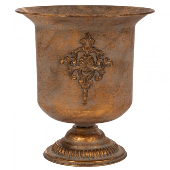 Αμφορέας Μεταλλικός Χρυσός 30,5x30,5x32,5εκ. iliadis 89344