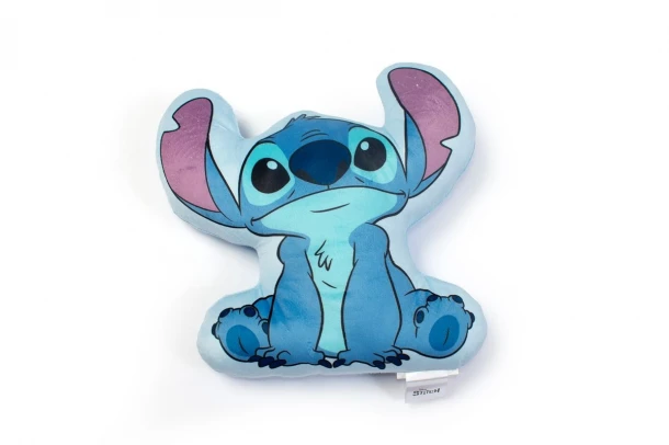 Διακοσμητικό Μαξιλάρι 3D Velboa 35εκ. Stitch 350 Sky Blue DimCol