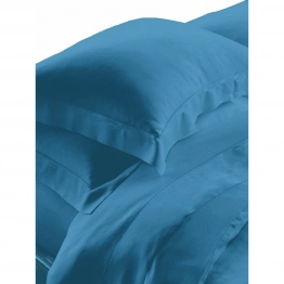 Σετ Σεντόνια Βαμβακοσατέν King 260x270εκ. Azur 7 Petrol Makis Tselios