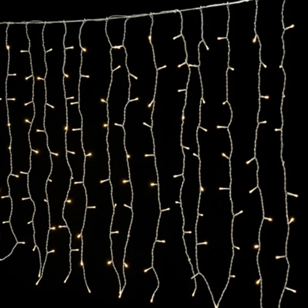 Λαμπάκια Κουρτίνα 144 led Σταθερό Λευκό Φως 1,20x1,20μ. iliadis 75034