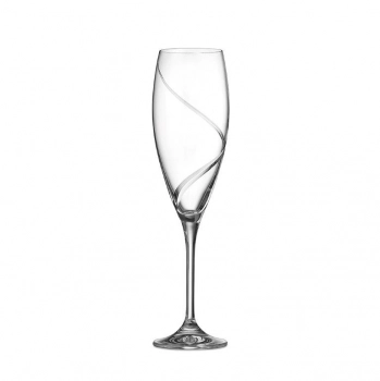 Σετ 6τμχ Ποτήρι Σαμπάνιας Κρυστάλλινο 210ml Lenny 176-4 Capolavoro