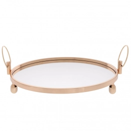 Δίσκος Μεταλλικός-Γυάλινος 54x50x14εκ. iliadis 92638