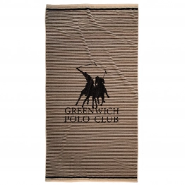 Πετσέτα Θαλάσσης Βαμβακερή 90x180εκ. Essential 5236 Taupe Greenwich Polo Club