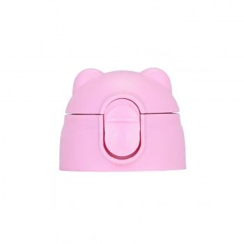 Ανταλλακτικό Καπάκι Με Καλαμάκι Για Παιδικό Θερμός Rainbow Dreams 300ml-6,3x6,3x5,2εκ. Bubble Bottle Estia 01-34283