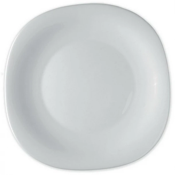 Πιάτο Ρηχό Φαγητού Γυάλινο Λευκό 27x2εκ. Parma Bormioli Rocco BR00498860