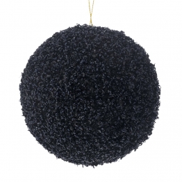 Μπάλα Polyfoam Μαύρη Glitter 12εκ. iliadis 83527
