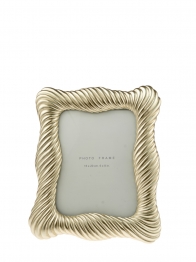 Κορνίζα Polyester Ασημί Με Γραμμές 15x20εκ. Zen Collection 25.21.51520