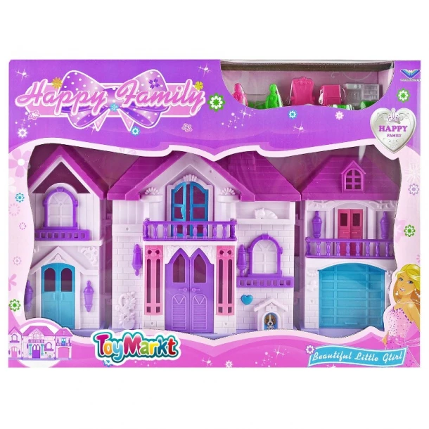 Σπιτάκι Happy Family 40x7x29εκ. Toy Markt 77-1137